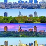 The changing seasons of Raleigh, North Carolina 2016