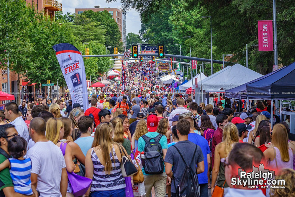 Packapalooza 2016 on Hillsborough Street