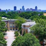 Downtown Raleigh from DH Hill Library