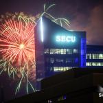 Firework blast behind SECU Headquarters