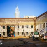 Walls inside out at the new Dillon site in Raleigh