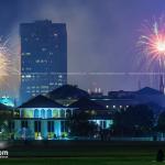 Fireworks from Halifax Mall