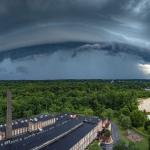 Gust over Caraleigh Mills