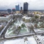 NC Capitol Building Raleigh Ice Storm January 23, 2016