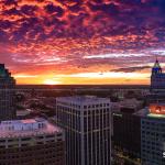 Downtown Raleigh Sunset on May 28, 2017