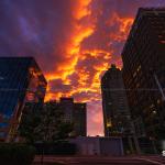 Downtown Raleigh Sunset on May 28, 2017