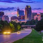 Downtown Raleigh Sunset on May 28, 2017