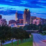 Downtown Raleigh Sunset on May 28, 2017