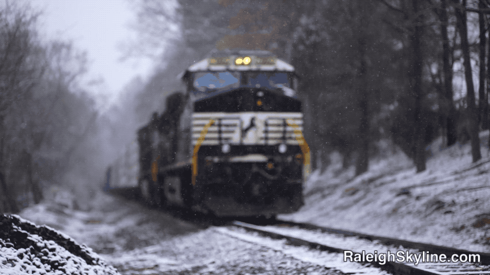 Dorothea Dix Train in the Snow