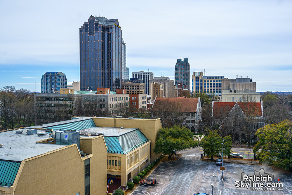 Raleigh from Green Square garage