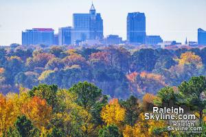 Downtown Raleigh Autumn Colors 2017