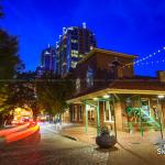 Raleigh's City Market at night