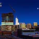 Raleigh Moonrise from Boylan