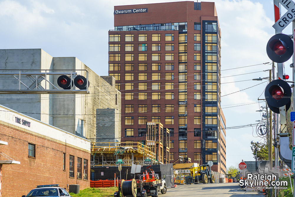 Quorum Center after the Metropolitan fire