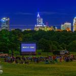 Movie night at Dix Park