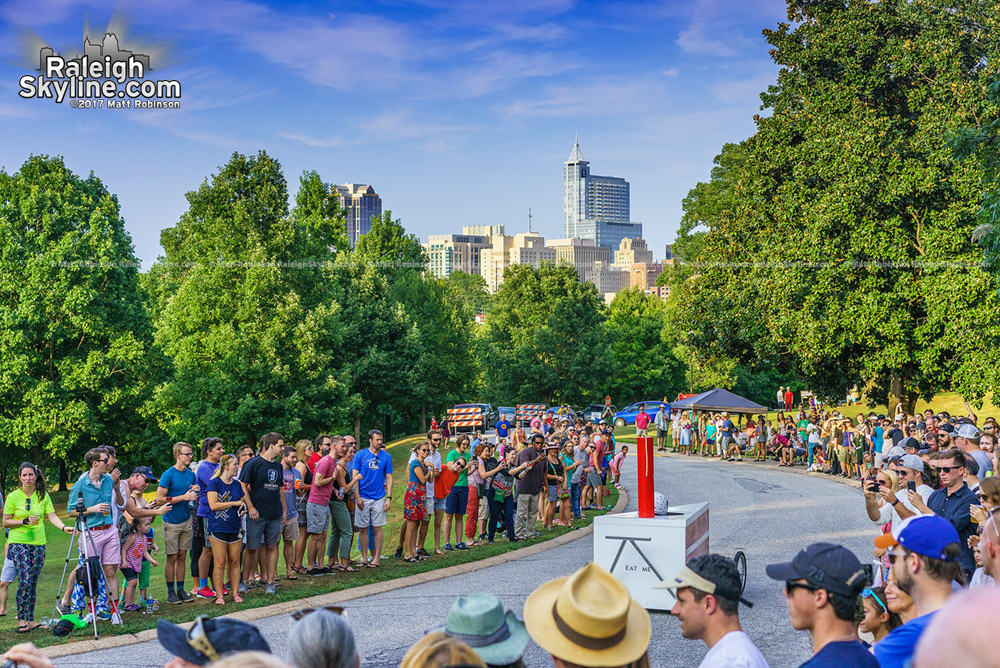 Kirby Derby with Raleigh skyline