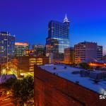 Downtown Raleigh at dusk