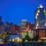 Downtown Raleigh at dusk