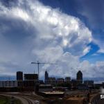 Thunderstorm behind Raleigh