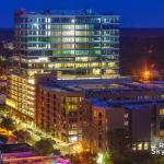 The Dillon at night from the Holiday Inn