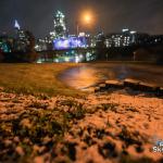 Downtown Raleigh late March 2018 snow