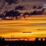 After sunset with distant downtown Raleigh