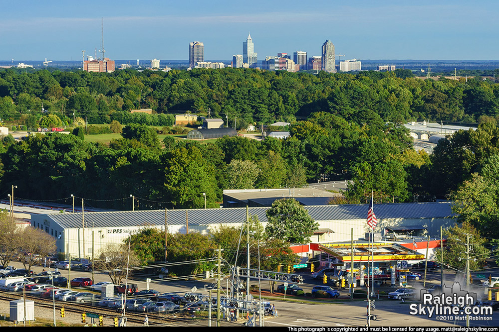 Raleigh from the NC State Fair Ferris Wheel