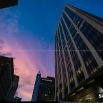 Looking up from Fayetteville Street