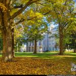 Autumn landscape at the NC State Capitol