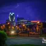 Lightning over Raleigh from Walnut Terrace