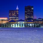 Last remaining snow from Halifax Mall and downtown Raleigh