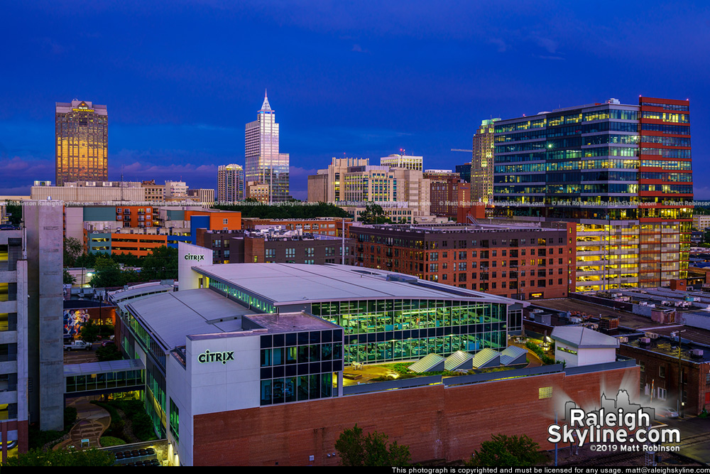 Downtown Raleigh with the Citrix Building