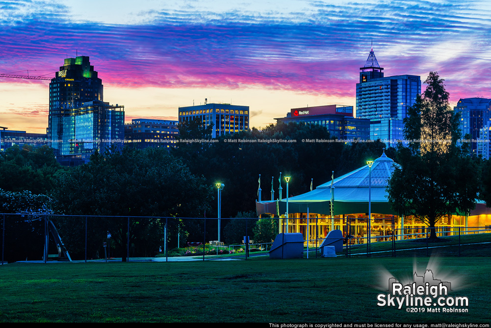 Pink Sunset at Chavis Park