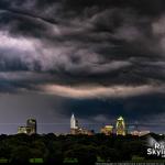 Turbulent clouds above Raleigh