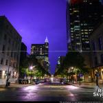 Summer storm from Fayetteville Street