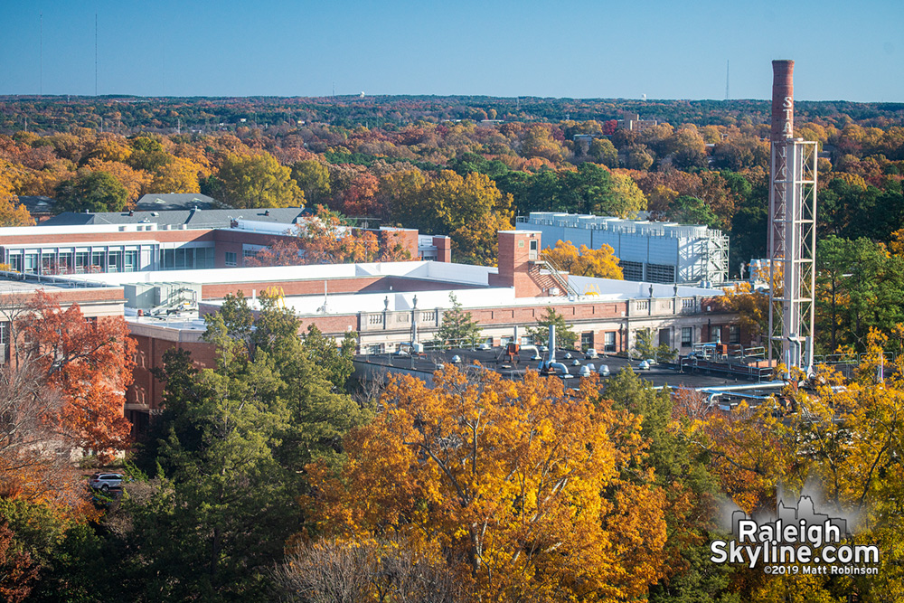 Fall colors over Raleigh