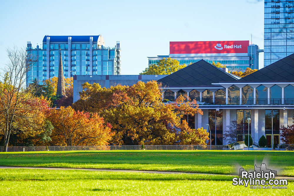 Red Hat Tower with Fall Colors