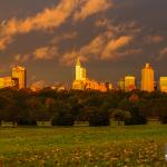 Fall sunset from Dix Park