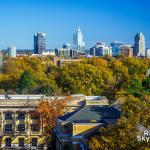 View from DH Hill and downtown Raleigh during Fall 2019