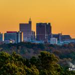 Raleigh Skyline Fall sunset from North Hills