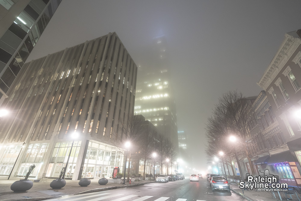 Foggy Fayetteville Street