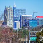 Dense skyline angle from US 70