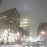 Foggy Fayetteville Street