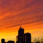 PNC Plaza at sunset