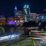 Downtown Raleigh at night, March 2019