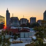 Raleigh skyline henge 2019, sunrise version