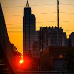 Raleigh-henge sunrise from Union Station