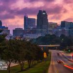 Raleigh Skyline Before sunrise late 2019