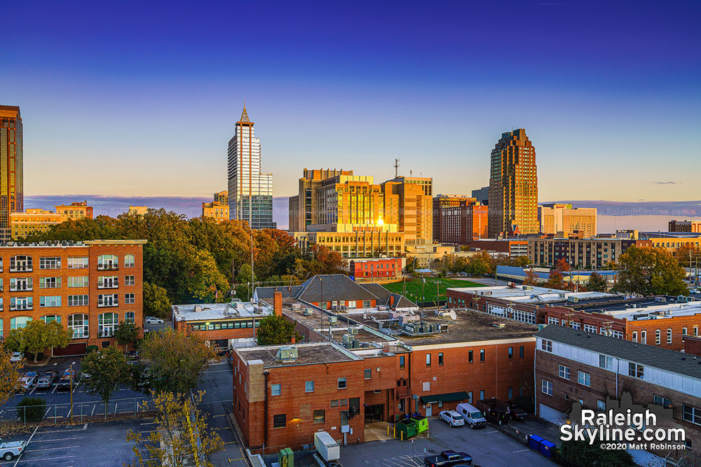 Raleigh Skyline from the Dillon