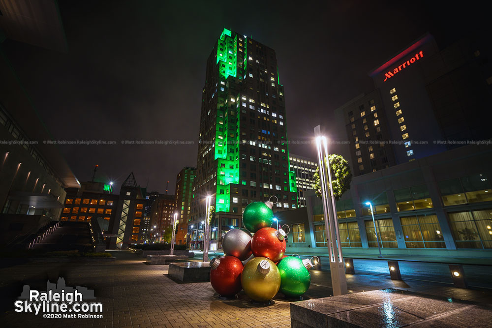 Two Hanover Square with Christmas Decorations